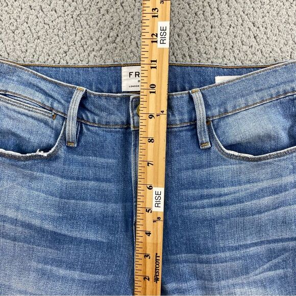 Frame Denim Le High Straight-Leg Cropped Jeans  |  Size:  26 - Picture 8 of 13